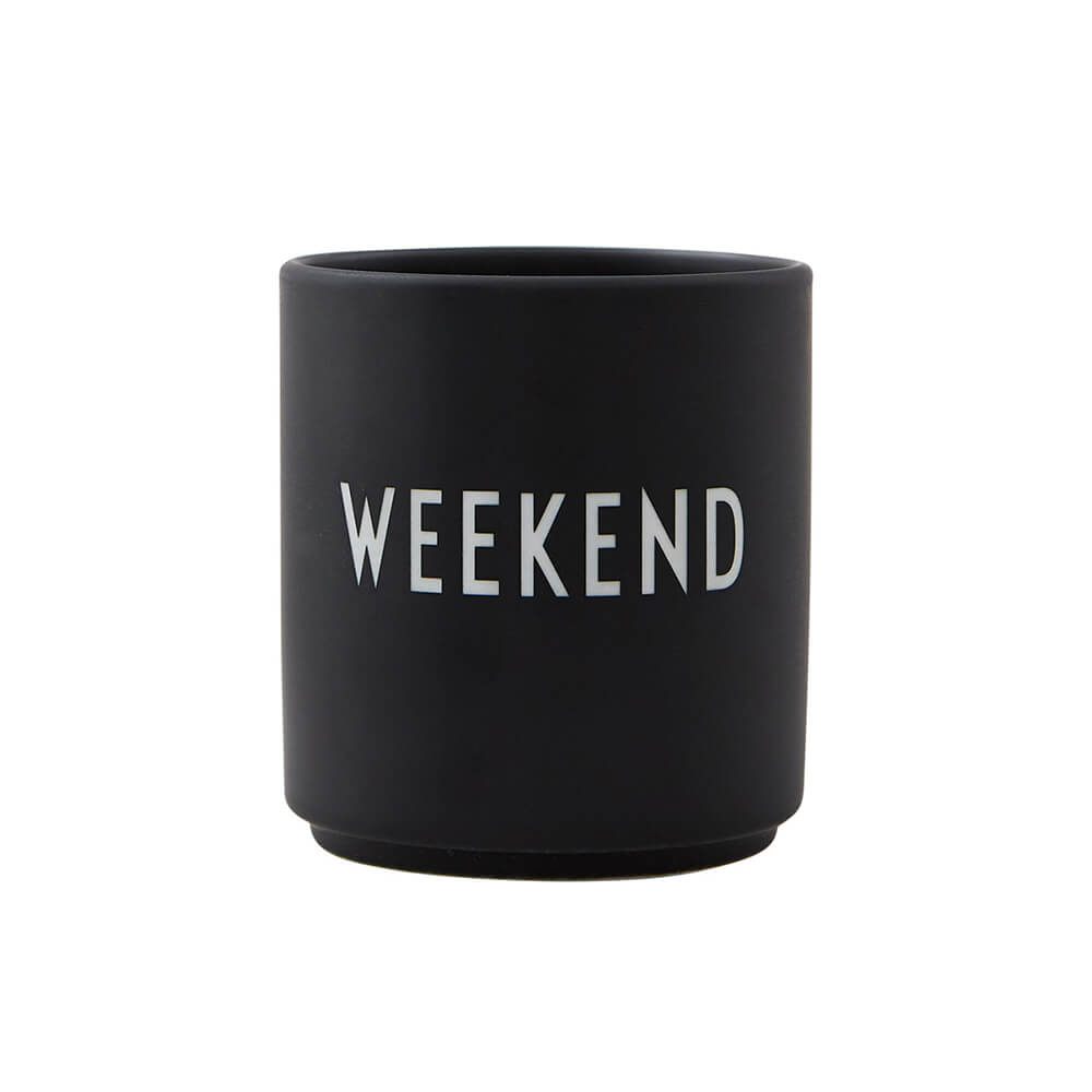 Favourite Cup, Design Letters, Weekend, schwarz