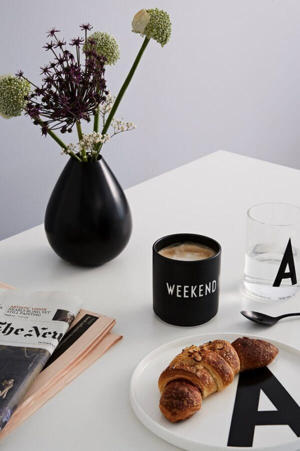 Favourite Cup, Design Letters, Weekend, schwarz