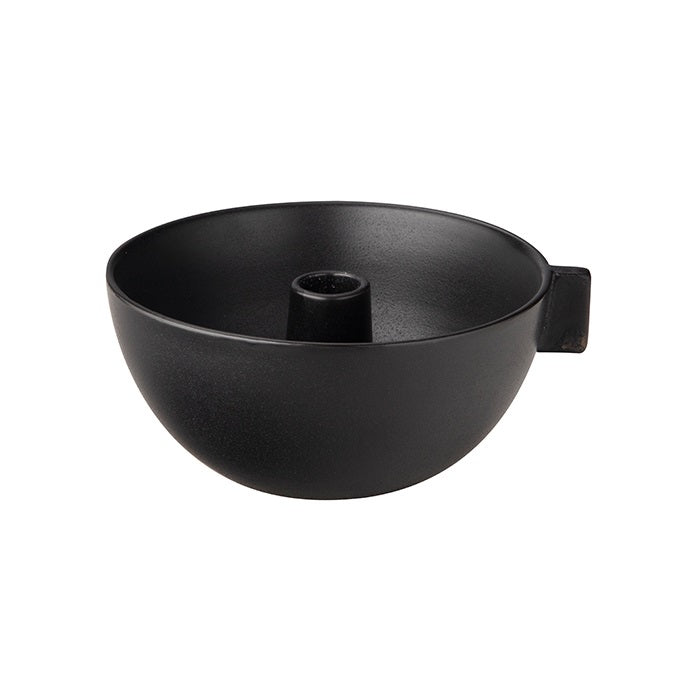 Kerzenständer, groß, schwarz, ERNST