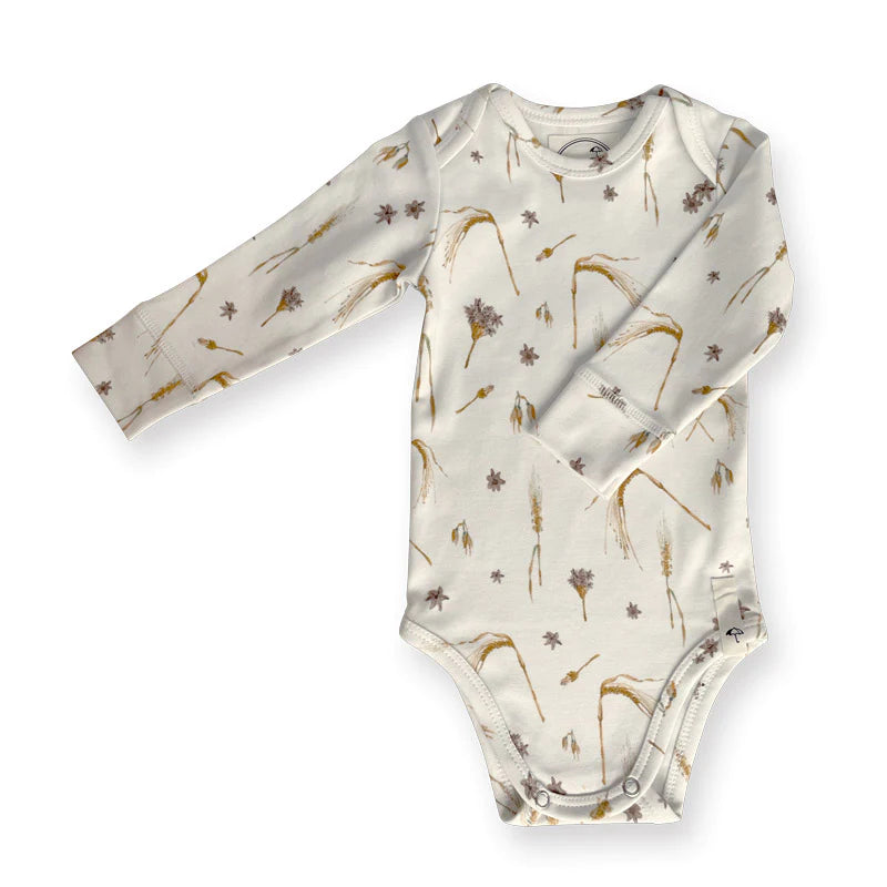Body Long Sleeve, Plain, saga copenhagen, Größe 50/56, Weizenoptik