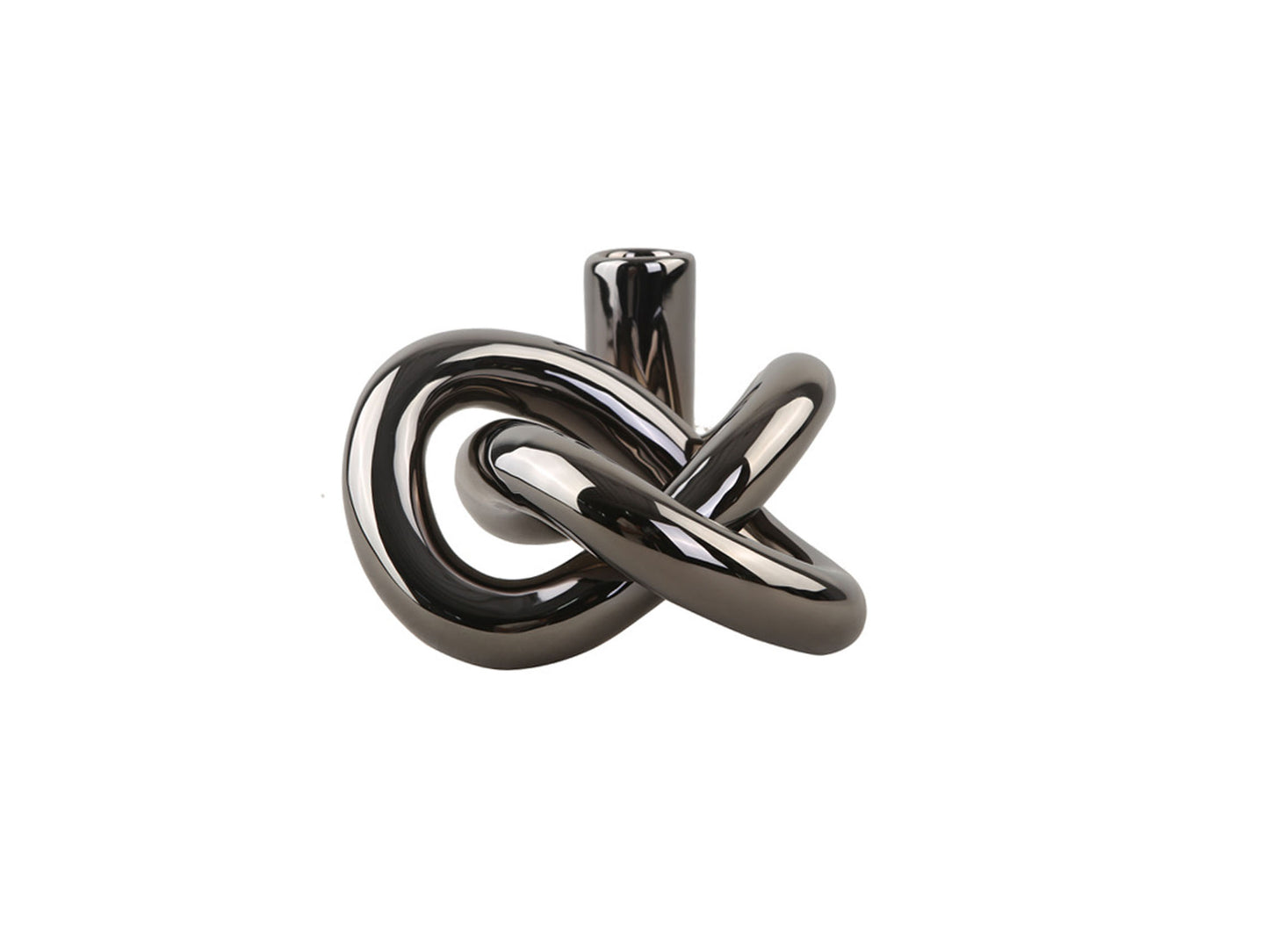 Lykke one Kerzenhalter - dark silver - Cooee