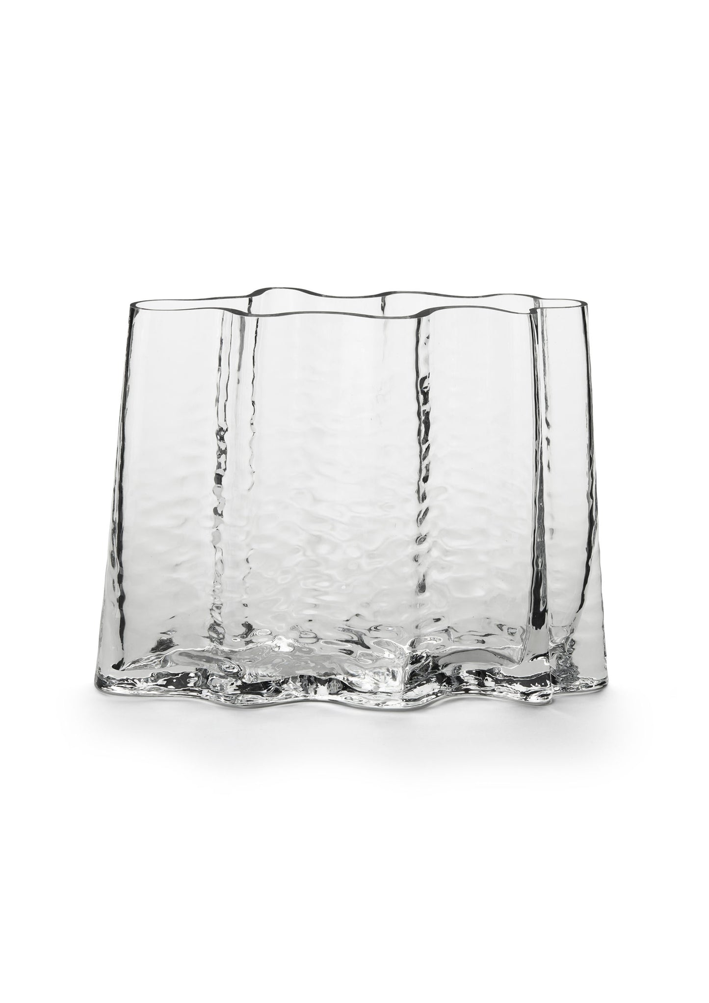 Gry Wide Vase - clear groß - Cooee