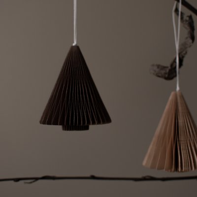 Papier-Tannenbaum, dbkd, brown