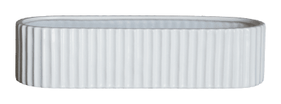 Kerzenhalter, Stripe, dbkd, shiny white