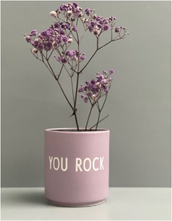Favourite Cup, Design Letters, You Rock, flieder