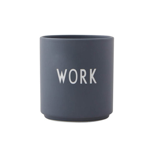 Favourite Cup, Design Letters, Work, grau