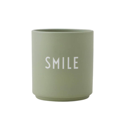 Favourite Cup, Design Letters, Smile, grün