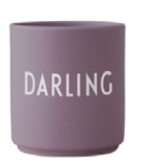 Favourite Cup, Design Letters, Darling, lila