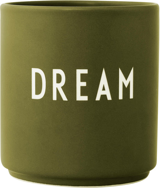 Favourite Cup, Design Letters, Dream, grün