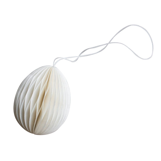 Osteranhänger Papier, Ovoid, dbkd, white