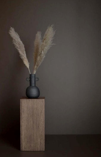 Vase, Long, dbkd, medium, black