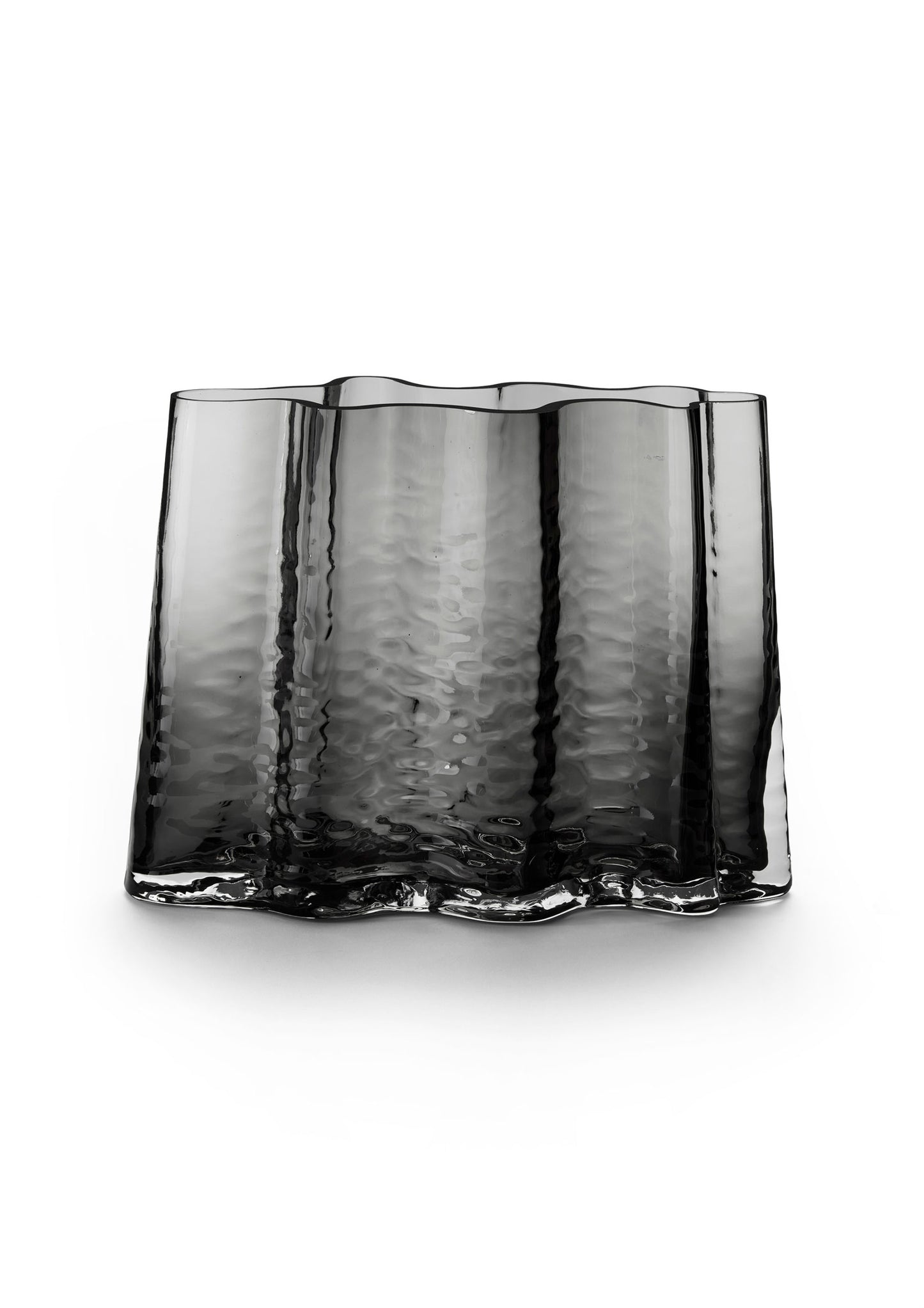 Gry Wide Vase - smoke groß - Cooee