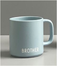 Favourite Cup, Design Letters, Brother, blau