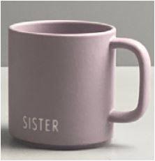 Favourite Cup, Design Letters, Sister, lila